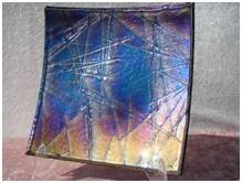 Iridescent glass